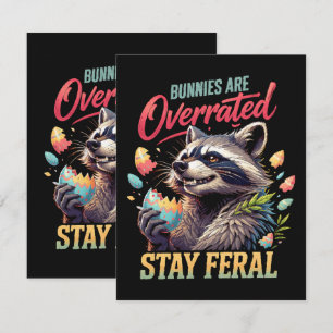 Kaninchen sind überbewertet Bleibt wild Karte