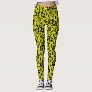 Kaninchen Skandinavische Volkskunst Leggings