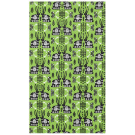 Kaninchen Skandinavische Volkskunst Tischdecke