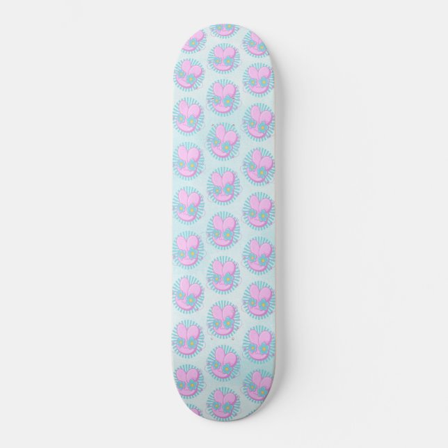 Kaninchen Skateboard (Vorderseite)