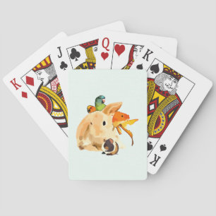 Kaninchen Spielkarten