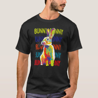 Kaninchen Sprichwort Rückro 1 T-Shirt