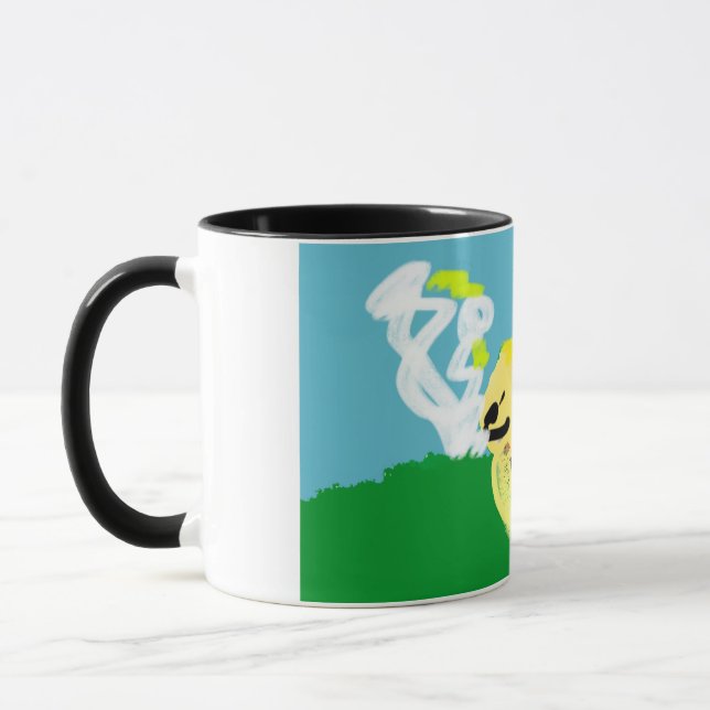 Kaninchen Spring  Tasse (Links)