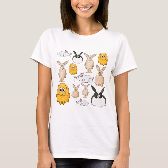 Kaninchen T-Shirt (Vorderseite)