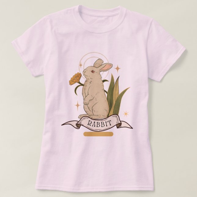 Kaninchen-T-Shirt T-Shirt (Design vorne)