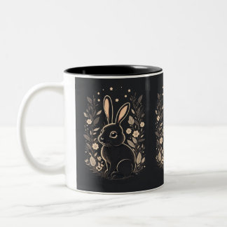 Kaninchen-Tasse Zweifarbige Tasse