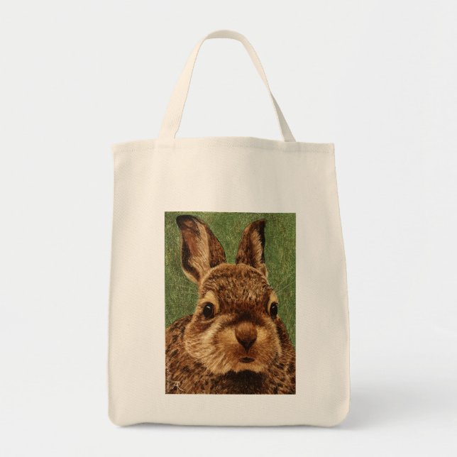 Kaninchen Tote Bag - Baby Cottontail Tragetasche (Vorne)