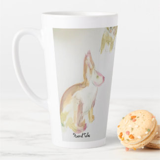 Kaninchen und Beagles Milchtasse