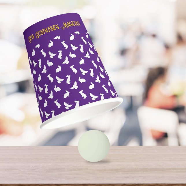 Kaninchen und Doves Cups und Balls Magician Prop Pappbecher (Von Creator hochgeladen)