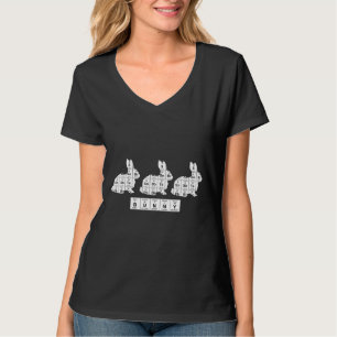 Kaninchen- und Häschen-Motiv für lustigen Wissensc T-Shirt