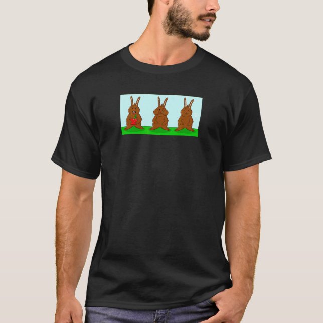 Kaninchen und Kirsche 1 T-Shirt (Vorderseite)