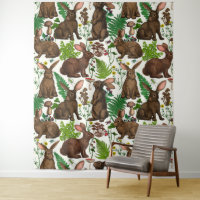 Kaninchen und Waldflora 4