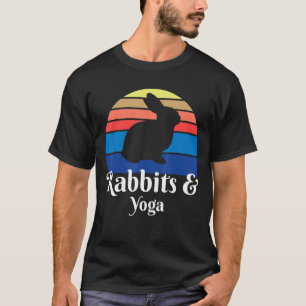 Kaninchen und Yoga T-Shirt