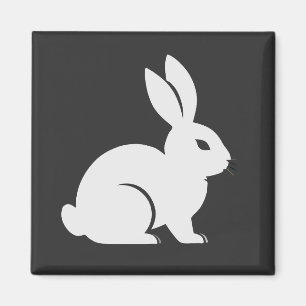 Kaninchen Vector Art Animal Modern Urban City Graf Magnet