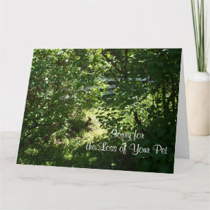 Kaninchen- Verlust eines Heimtiers Karte