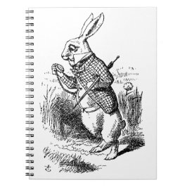 Kaninchen von Alice's Adventures in Wunderland Notizblock