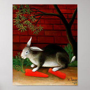 Kaninchen von Henri Rousseau Poster