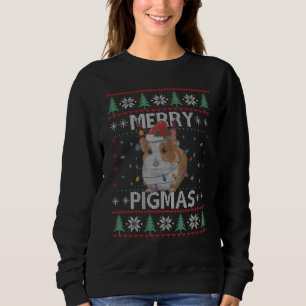 Kaninchen Weihnachten Rentier Santa Hut Pyjama häs Sweatshirt