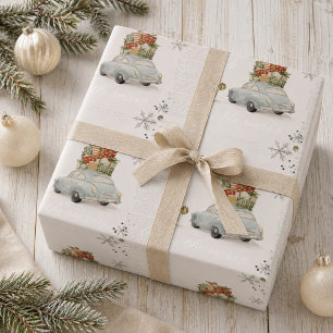 Kaninchen Winterurlaub Verpackung Geschenkpapier