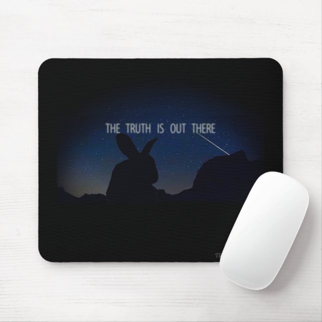 Kaninchen X-Files: Die Wahrheit ist draußen Mauspa Mousepad (Mit Mouse)