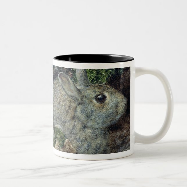 Kaninchen Zweifarbige Tasse (Rechts)
