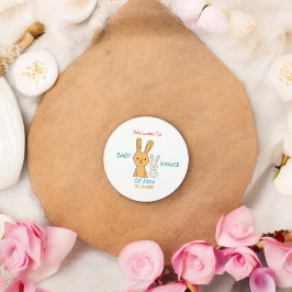 Kaninchendusche Runder Aufkleber