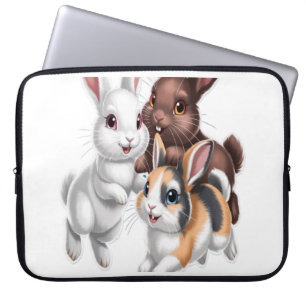 Kaninchenfamilie Laptopschutzhülle