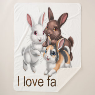 Kaninchenfamilie Sherpadecke