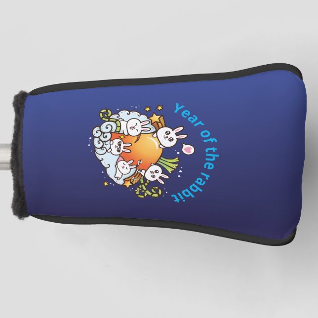 Kaninchenfäule Golf Headcover (Vorderseite)