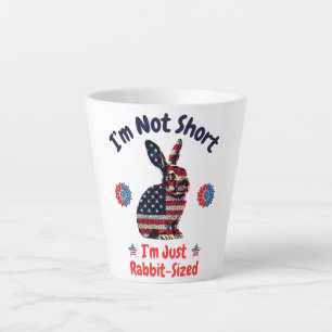 Kaninchenflagge Amerika Milchtasse