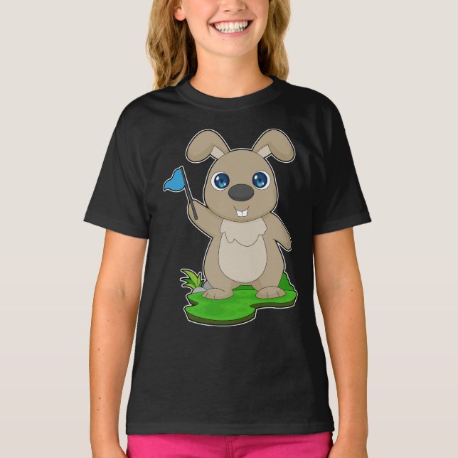 Kaninchenflagge T-Shirt (Vorderseite)