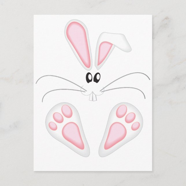 Kaninchenfuß Postkarte (Vorderseite)
