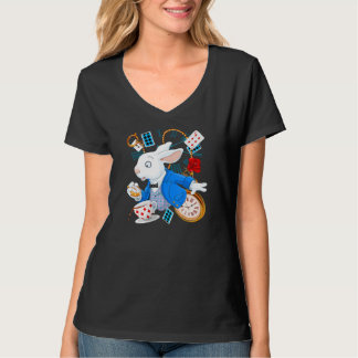 Kaninchengeschenk| Alice im Wunderland — Weißes Ka T-Shirt
