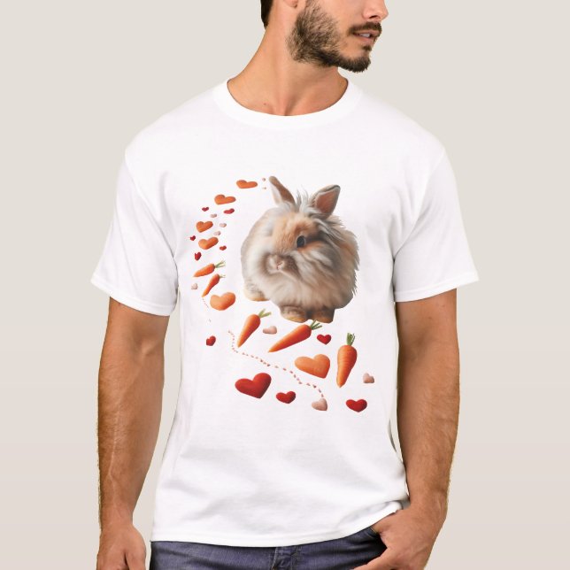 Kaninchenherz Carrots Sonnentag T-Shirt (Vorderseite)
