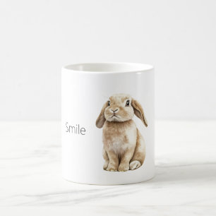 Kaninchenlächeln Kaffeetasse