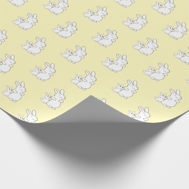 Kaninchenliebhaber Geschenkpapier (Ecke)
