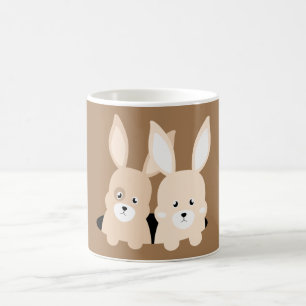 Kaninchenloch-Clipart-Illustration Kaffeetasse