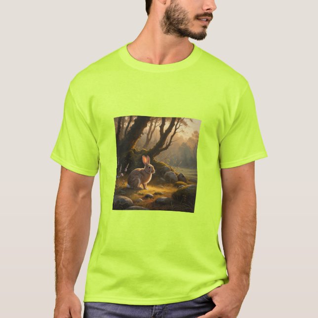 Kaninchenmalerei T-Shirt (Vorderseite)