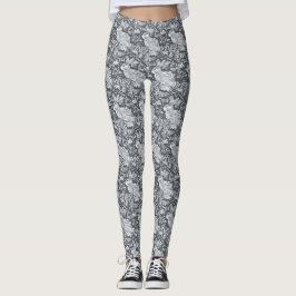 Kaninchenmuster Lässig Leggings