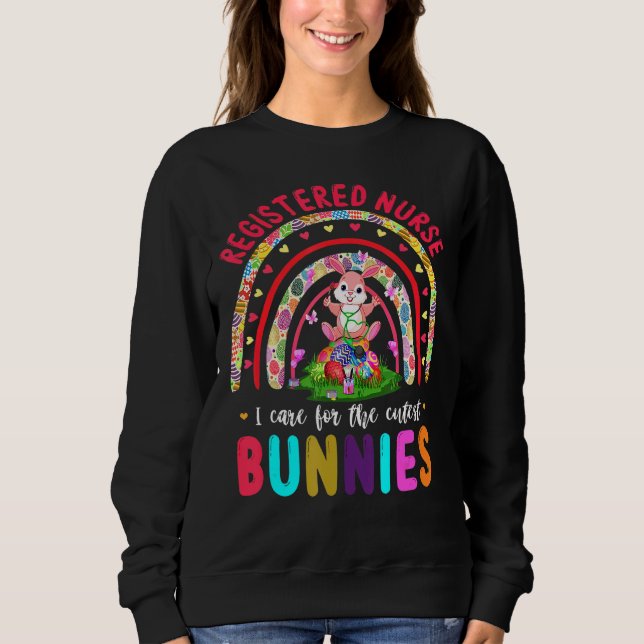 Kaninchenpflege für die Niedlichen Bunnies Sweatshirt (Vorderseite)