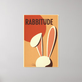 Kaninchenplakat Leinwanddruck