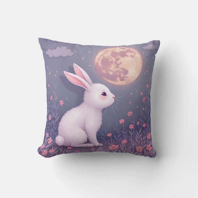 Kaninchenpolster Kissen (Vorderseite)