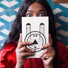 Kaninchenzeichen Post-it Klebezettel