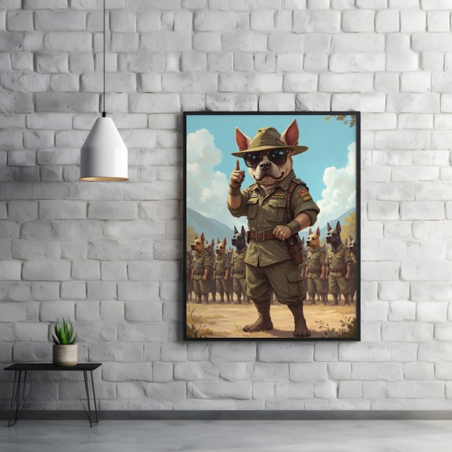 Kaninenkommando: Barkharte, Beutel später Poster (Von Creator hochgeladen)