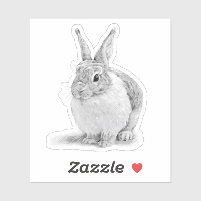 Kaninentag Aufkleber (Blatt)