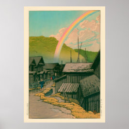 Kanitamachi von Kawase Hasui Poster
