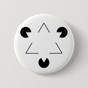 Kanizsa-Dreieck Button