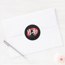 Kanji Gekka/Mondlicht Japanische Kalligrafie T-Shi