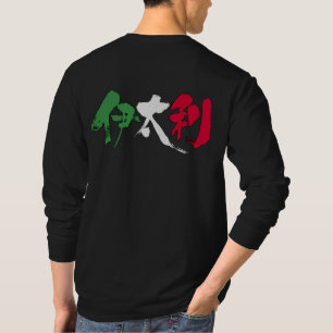 [Kanji] Italien Langärmel T-Shirt