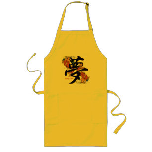 Kanji Koi Fisch-Traum Lange Schürze